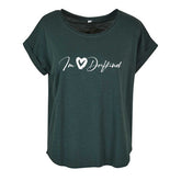 Im Herzen Dorfkind Damen Slub Shirt